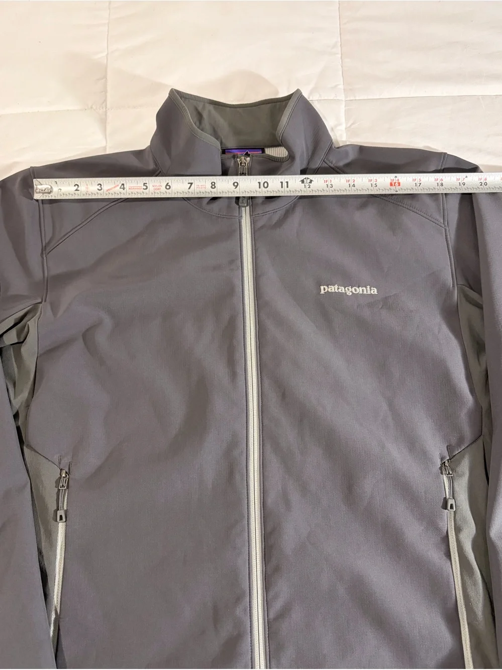 Patagonia Adze HYBRID Jacket Men’s XL Gray Softshell Polartec Windbloc